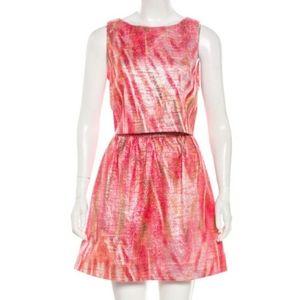 Alice + Olive Silver Pink Dress NWT